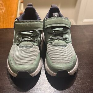 Kids' Green Sneakers with Velcro Strap
